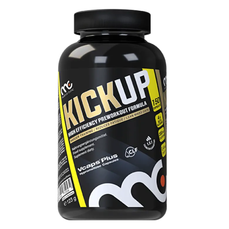 MUSCLE CLINIC KickUp 150 veg caps.