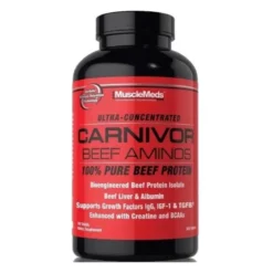MUSCLE MEDS Carnivor Beef Amino 300 tabs.