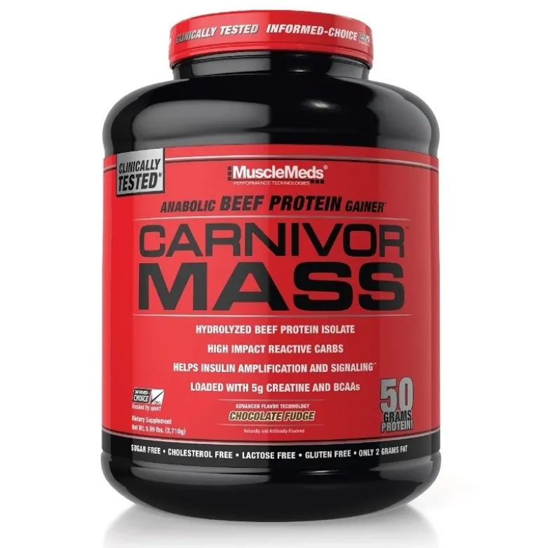 MUSCLE MEDS Carnivor MASS 2716 g - Smaki czekoladowe