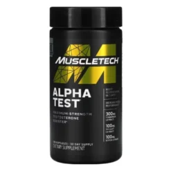 MUSCLETECH Alpha Test 120 veg caps.