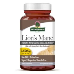NATURES ANSWER Lions Mane 1500 mg 90 veg caps.