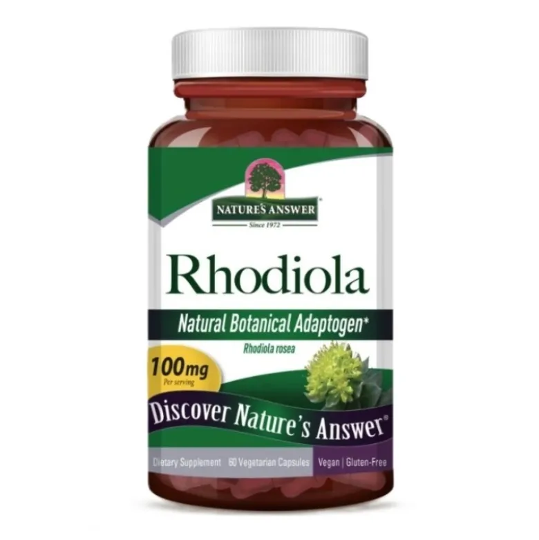 NATURES ANSWER Rhodiola 100 mg 60 veg caps.