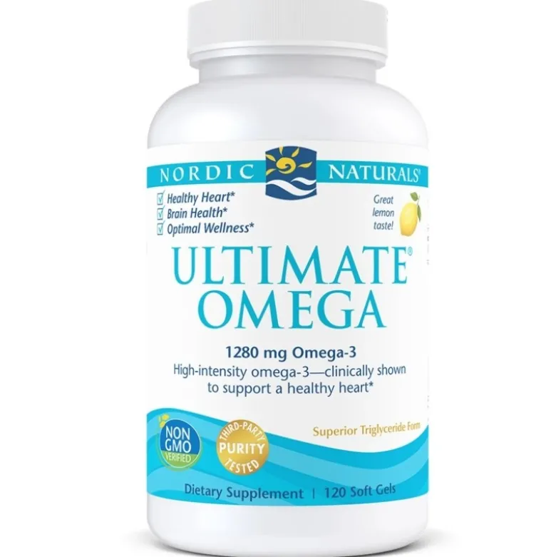 NORDIC NATURALS Ultimate Omega Lemon 1280 mg 120 softgels