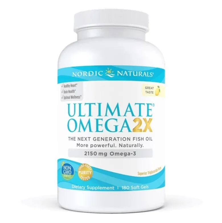 NORDIC NATURALS Ultimate Omega Lemon 2X 2150 mg 180 softgels