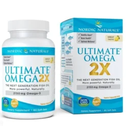 NORDIC NATURALS Ultimate Omega Lemon 2X 2150 mg 60 softgels