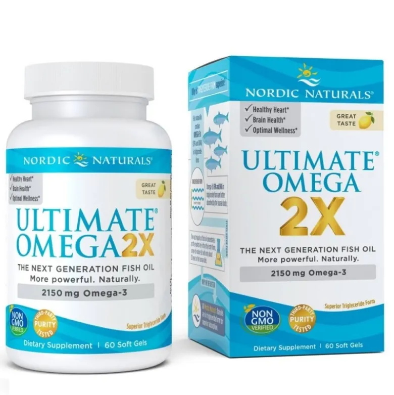 NORDIC NATURALS Ultimate Omega Lemon 2X 2150 mg 60 softgels