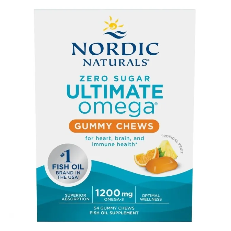 NORDIC NATURALS Ultimate Omega 54 Gummy Chews Tropical