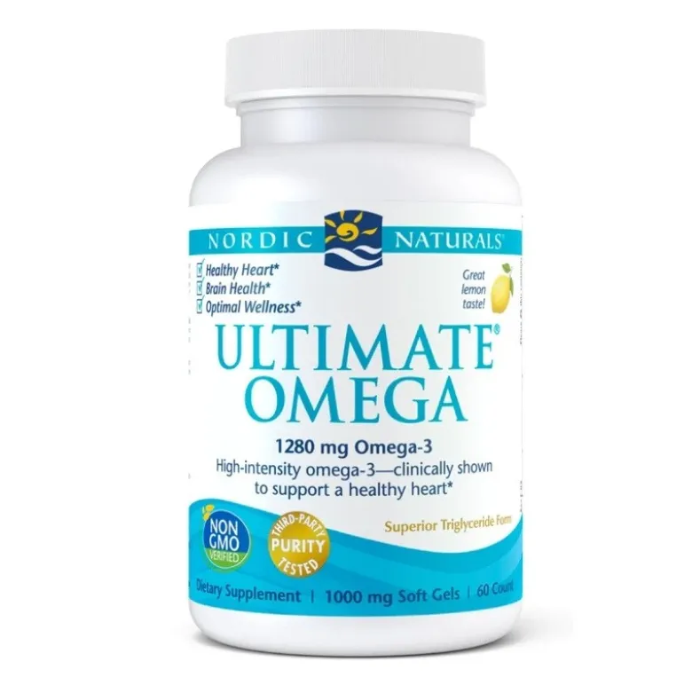 NORDIC NATURALS Ultimate Omega Cytryna 1280 mg 60 softgels