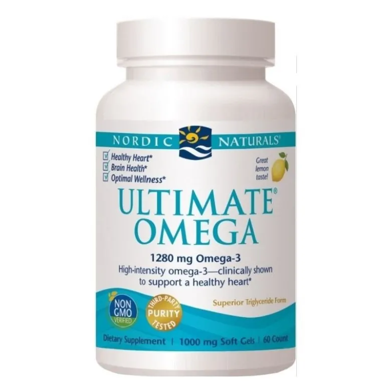 NORDIC NATURALS Ultimate Omega Cytryna 1280 mg 60 gels