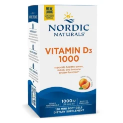 NORDIC NATURALS Vitamin D3 1000 IU 120 softgels