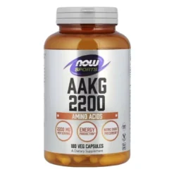 NOW FOODS AAKG 2200 180 veg caps.