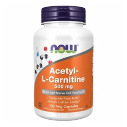 NOW FOODS Acetyl L-Carnitine 500 mg 100 veg caps.
