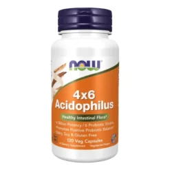 NOW FOODS Acidophilus 4X6 120 veg caps.