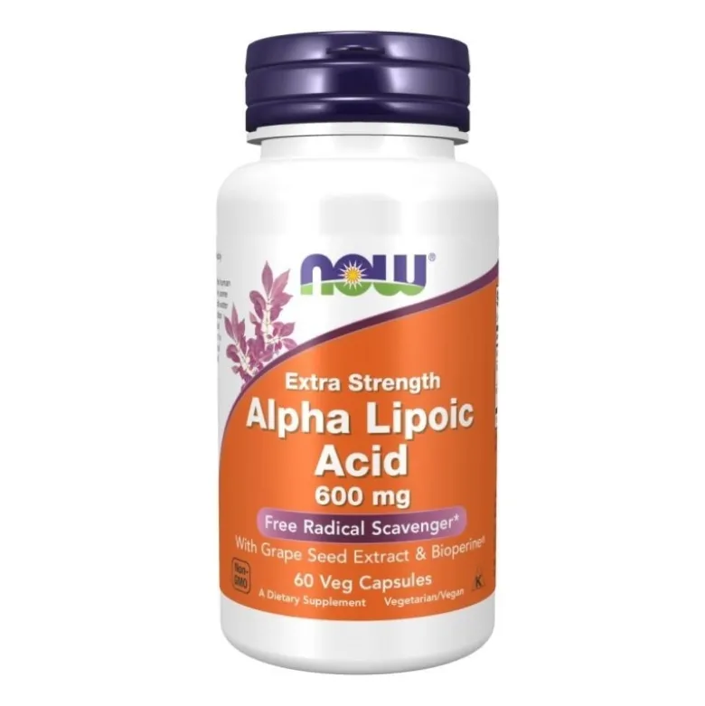 NOW FOODS ALA 600 mg 60 veg caps.