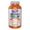 NOW FOODS Arginine & Citruline 500/250 240 veg caps.