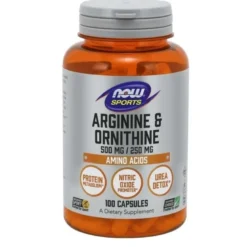 NOW FOODS Arginine & Ornithine 100 caps.