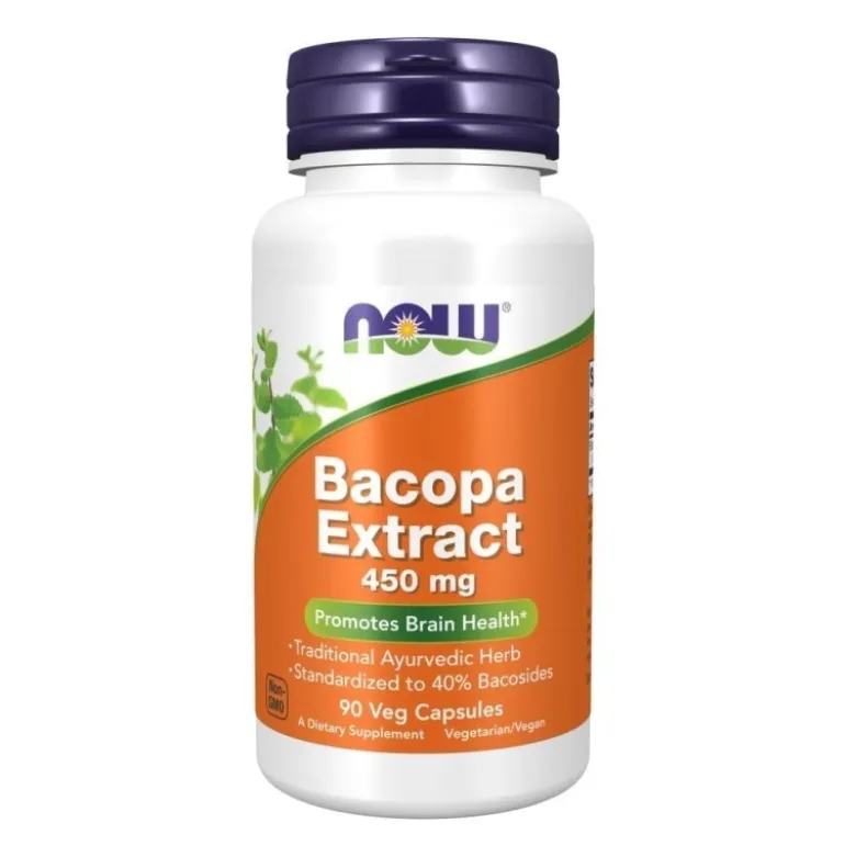 NOW FOODS Bacopa Extract 450 mg 90 veg caps.