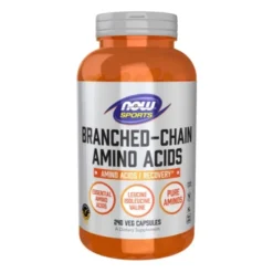 NOW FOODS BCAA 240 veg caps.