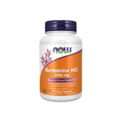 NOW FOODS Berberine HCL 500 mg 90 vege caps.