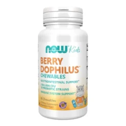 NOW FOODS BerryDophilus™ Kids 60 tabs. do żucia