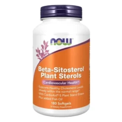 NOW FOODS Beta Sitosterol 180 softgels.
