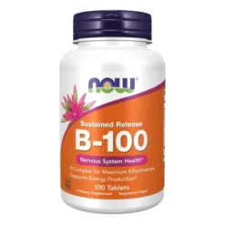 NOW FOODS B-100 Sustained Release 100 tabs.