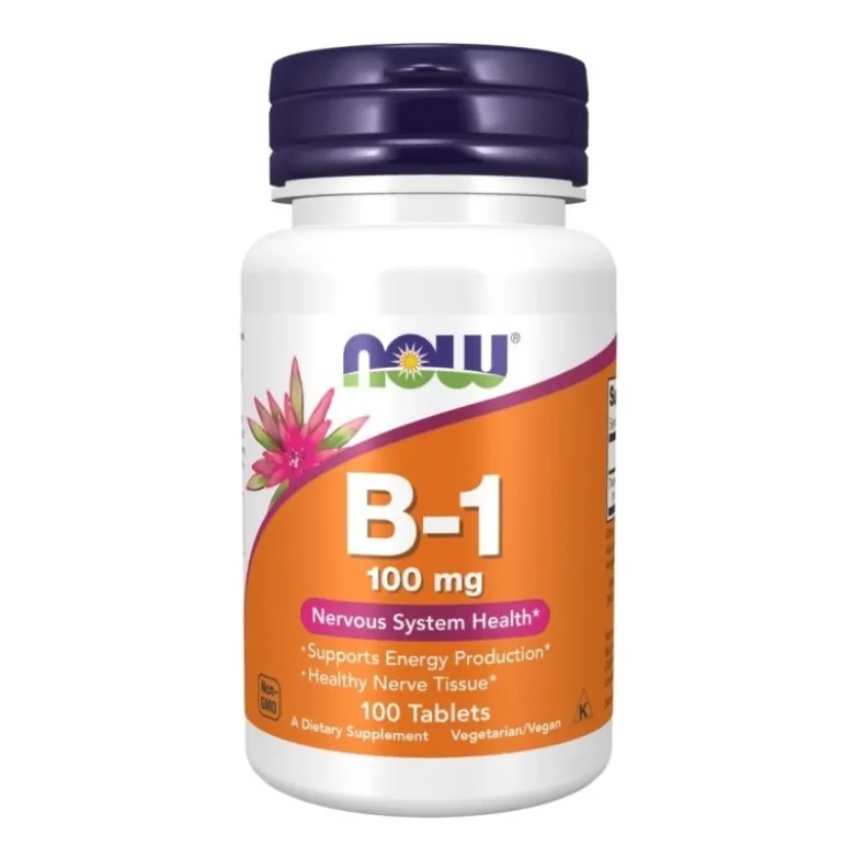 NOW FOODS B-1 Thiamine 100 mg 100 tabs.