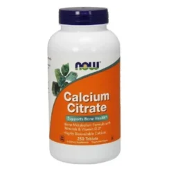 NOW FOODS Calcium Citrate 250 tabs.