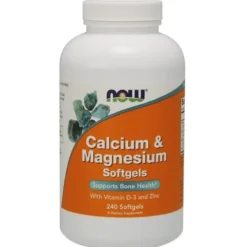 NOW FOODS Calcium & Magnesium D3 240 softgels