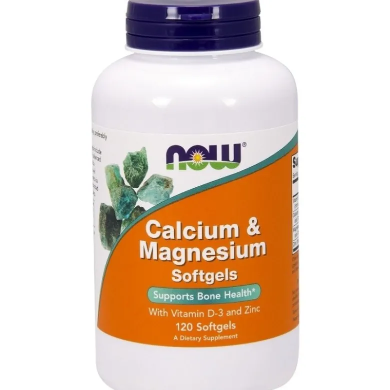 NOW FOODS Calcium & Magnesium D3 120 softgels