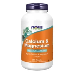 NOW FOODS Calcium & Magnesium 250 tabs.