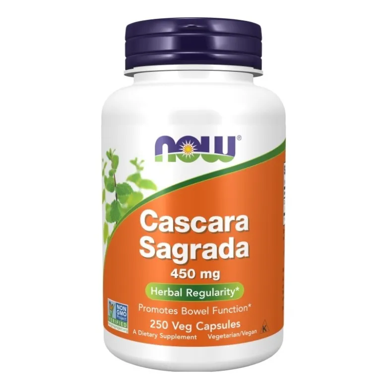 NOW FOODS Cascara Sagrada 450 mg 250 caps.