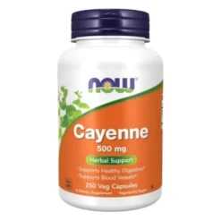 NOW FOODS Cayenne 500 mg 250 veg caps.