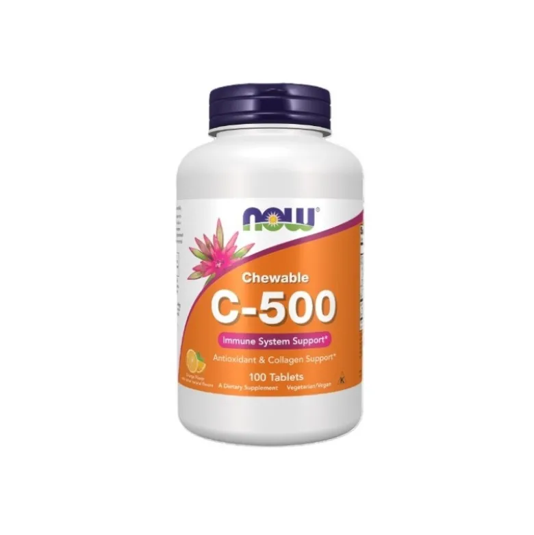 NOW FOODS Chewable C-500 100 tabs.