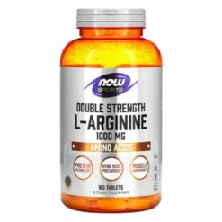 NOW FOODS Double Strength L-Arginine 1000 mg 180 tabs.