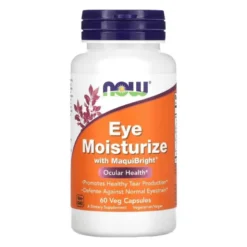 NOW FOODS Eye Moisturize With MaquiBright 60 veg caps.