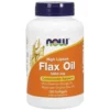 NOW FOODS Flax Oil 1000 mg High Lignan 120 softgels