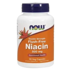NOW FOODS Flush-Free Niacin 500 mg 90 veg caps.