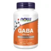 NOW FOODS GABA 500 mg 200 veg caps.