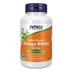 NOW FOODS Ginkgo Biloba 120 mg 100 veg caps.
