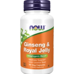NOW FOODS Ginseng & Royal Jelly 90 veg caps.