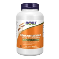 NOW FOODS Glucomannan 575 mg 180 veg caps.