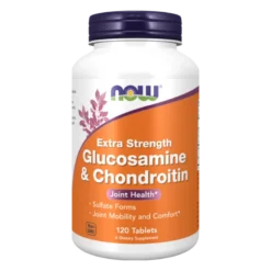 NOW FOODS Glukozamina i Chondroityna Extra Strong 120 tabs.