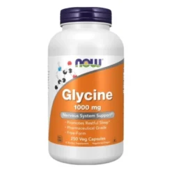 NOW FOODS Glycine 1000 mg 250 veg caps.