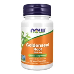 NOW FOODS Goldenseal Root 500 mg 50 veg caps.