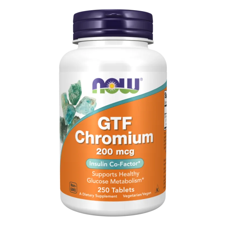 NOW FOODS GTF Chrom 200 mcg 250 tabs.