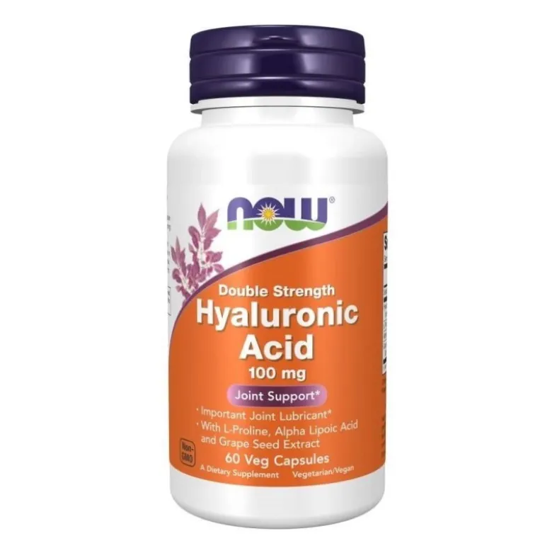 NOW FOODS Hyaluronic Acid 100 mg 60 veg caps.
