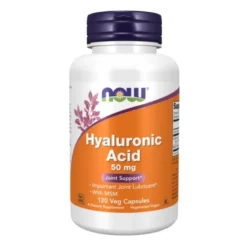 NOW FOODS Hyaluronic Acid MSM 50 mg 120 veg caps.