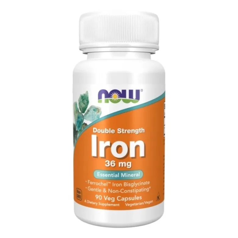 NOW FOODS Iron Chela Double Strength 36 mg 90 veg caps