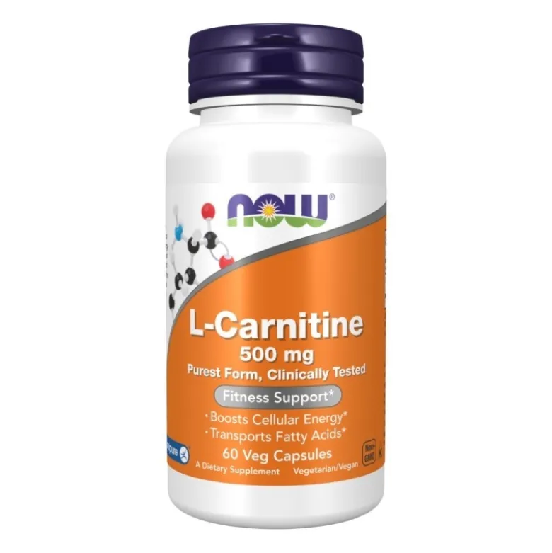NOW FOODS L-Carnitine 500 mg 60 caps.